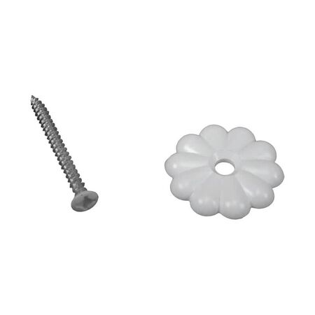 US Hardware RV Rosette Button 24 pk