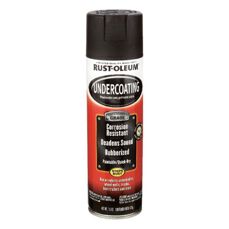 Rust-Oleum Automotive Flat/Matte Black Professional Grade Undercoating 15 oz