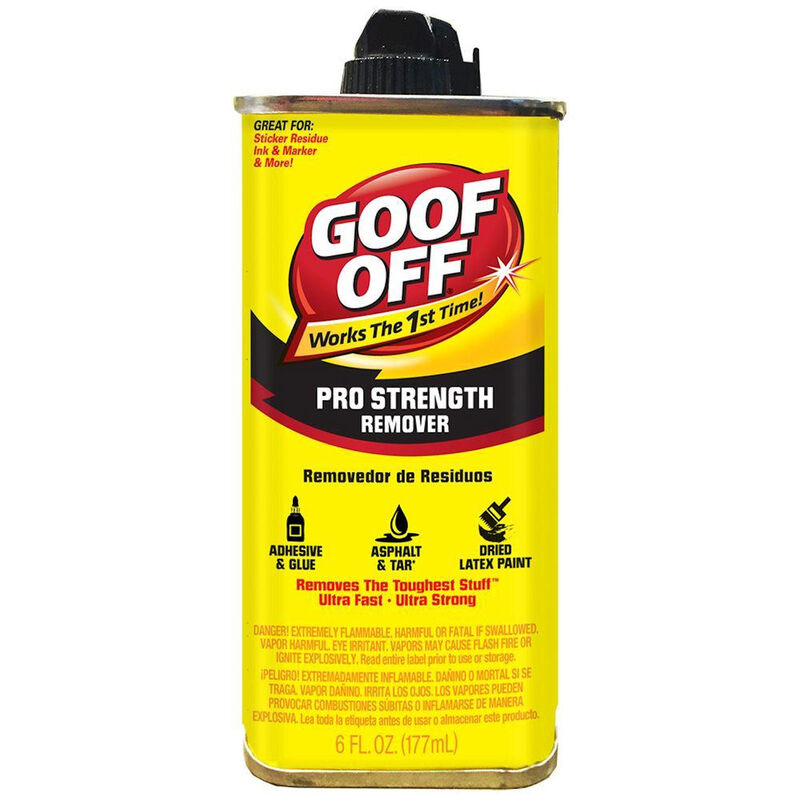 Goof Off Pro Strength Liquid Adhesive Remover 6 oz. Stine Home + Yard