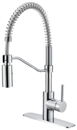 Boston Harbor Chrome Pull-Down Kitchen Faucet