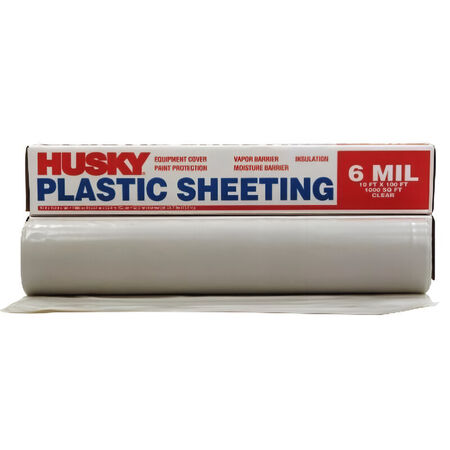 Berry Plastics Film-Gard Plastic Sheeting 6 Mil x 10in. W x 100' L Polyethylene Clear