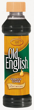 Old English No Scent Scratch Cover Polish Light Wood 8 oz Liquid