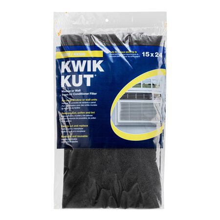 NaturalAire 15 in. W X 24 in. H X 1/4 in. D Polyester 1 MERV Air Conditioner Filter 1 pk