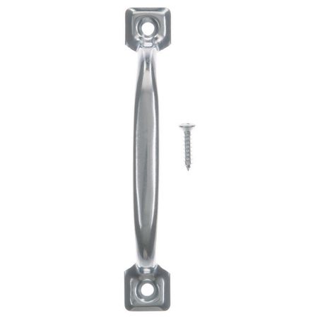Ace 4.8 in. L Zinc-Plated Silver Steel Screen Door Pull