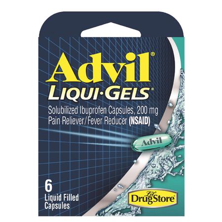 Advil Liqui-Gels Pain Reliever/Fever Reducer 4 Ct