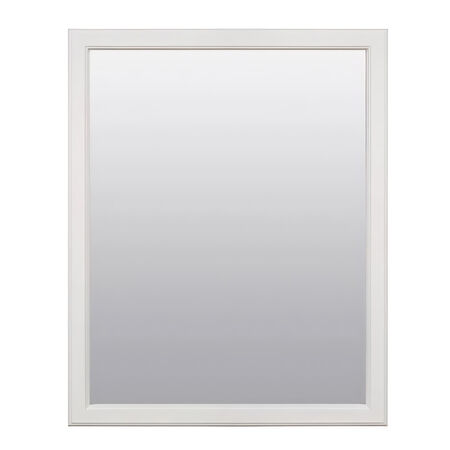Zenna Home Bathroom Mirror, Matte White