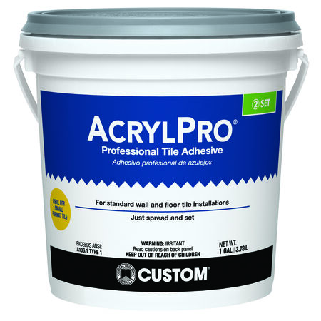 Custom Building Products AcrylPro Ceramic Tile Adhesive 1 gal