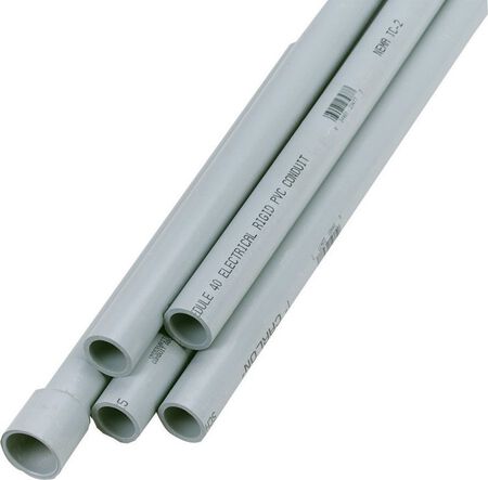 Cantex 1 in. Dia. x 10 ft. L Electrical Conduit Rigid PVC