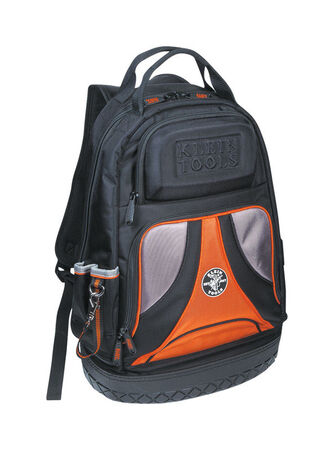 Klein Tools Tradesman Pro 7-1/4 in. W X 20 in. H Ballistic Nylon Backpack Tool Bag 39 pocket Black 1