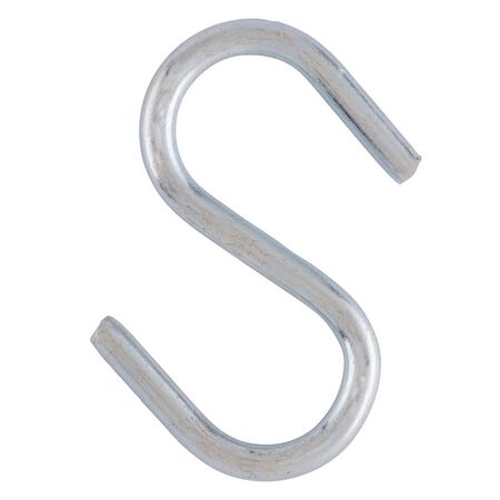 Ace Small Zinc-Plated Silver Steel 1.5 in. L S-Hook 20 lb 40 pk