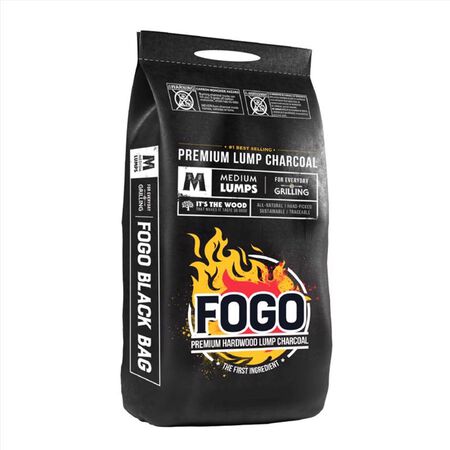 FOGO Premium (Black Bag) All Natural Lump Charcoal 8.8 lb.