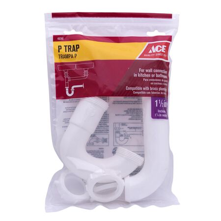Ace 1-1/2 in. D Plastic P-Trap