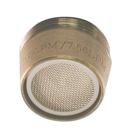 Ace Dual Thread 15/16 in.- 27M x 55/64 in.-27F Antique Brass Faucet Aerator