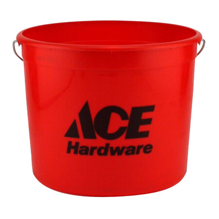 Ace Red 10 qt Bucket