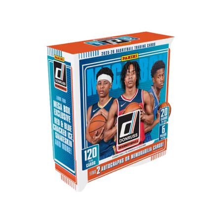 Panini 2025/26 Donruss Basketball Mega Box Trading Cards 120 Pieces