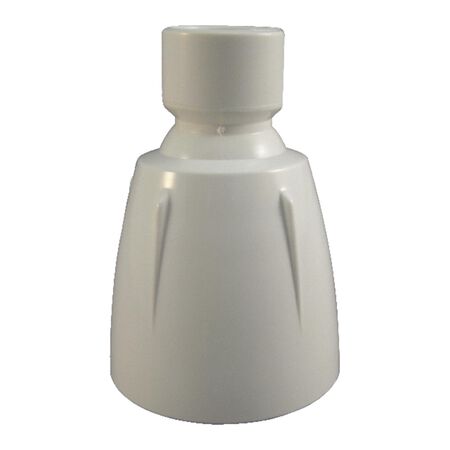 Ace White Plastic 6 settings Showerhead 2.5 gpm