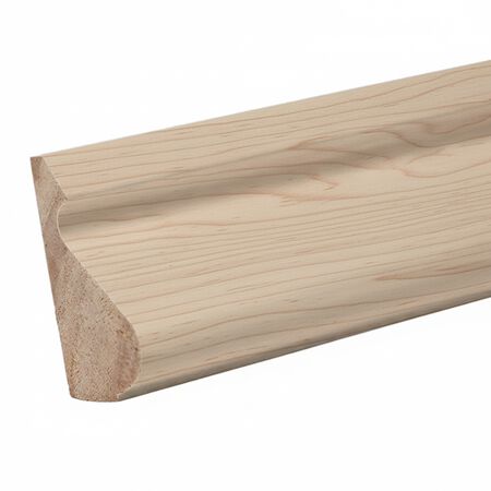 11/16 in. x 1-3/8 in. Base Cap Hemlock #163