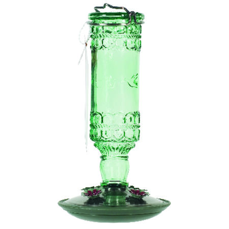 Perky-Pet Opus Hummingbird 10 oz. Glass Bottle Nectar Feeder 4