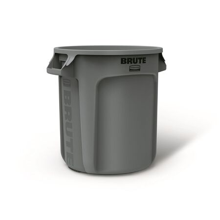 Rubbermaid Brute 10 gal Gray Plastic Garbage Can