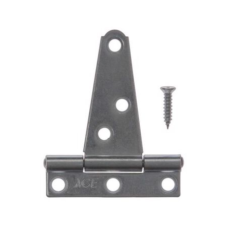 Ace 2 in. L Zinc-Plated Light Duty T Hinge 2 pk