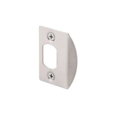 Ace 2.25 in. H X 1.63 in. L Satin Nickel Silver Steel Latch Strike Plate