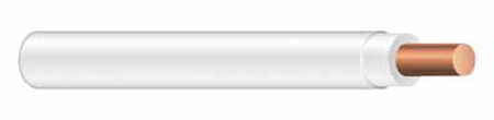 Southwire 500 ft. 12/1 THHN Solid Wire White - Sold by the foot