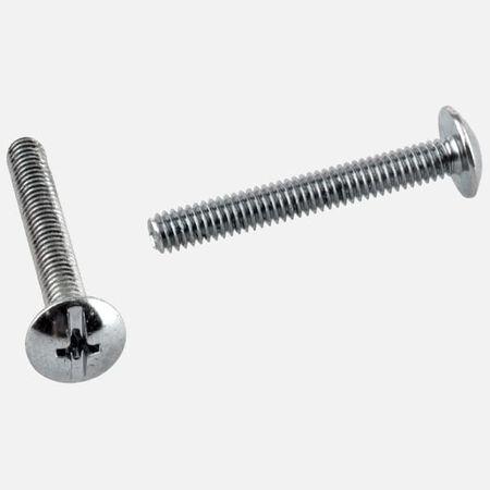 KasaWare 8/32 in. x 1-1/4 in Truss Machine Screw, Plain Steel, 20-pack