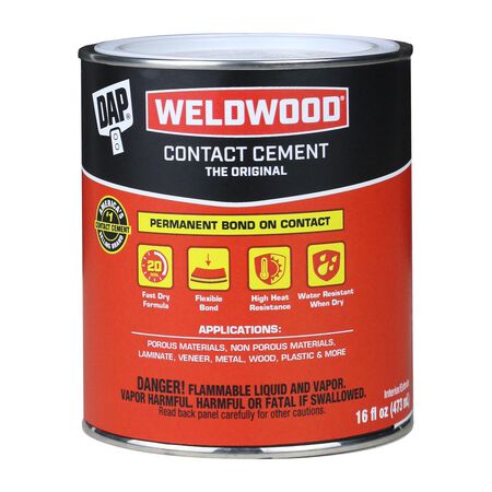 DAP Weldwood High Strength Rubber Contact Cement 1 pt