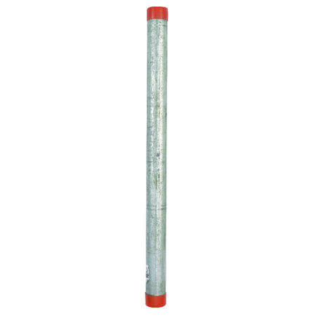 B&K Mueller 1-1/4 in. D X 24 in. L Galvanized Steel Pre-Cut Pipe