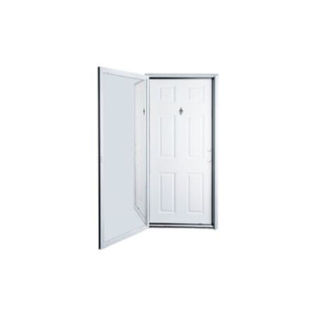Door MH Combo 34 in. x 78 in. White Steel Left Hand