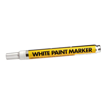 Forney White Valve Tip Paint Marker 1 pk