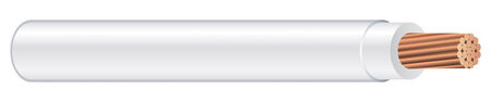 Southwire 500 ft. 4/1 THHN Stranded Wire White - Sold by the foot
