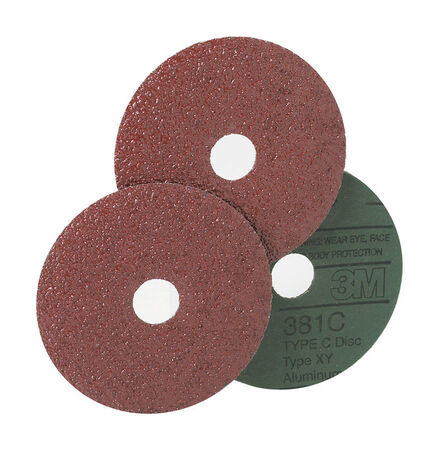 3M 7 in. Dia. Fibre Discs 24 Grit Extra Coarse 1 pk