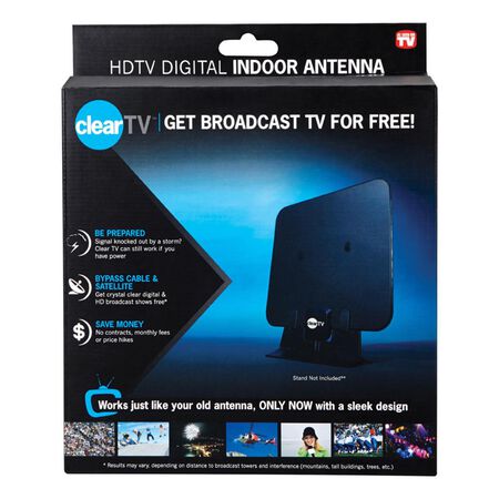 Cleartv Indoor Hdtv Digital Antenna 1 Pack