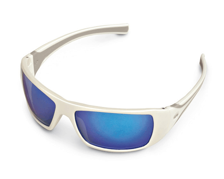 Glasses White Ice Blu Mirror
