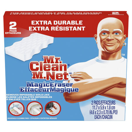 Mr. Clean Xtra power Heavy Duty Magic Eraser For Multi-Purpose 4.6 in. L 2 pk