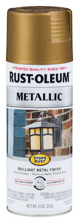 Rust-Oleum Stops Rust Champagne Bronze Metallic Spray Paint 11 oz.