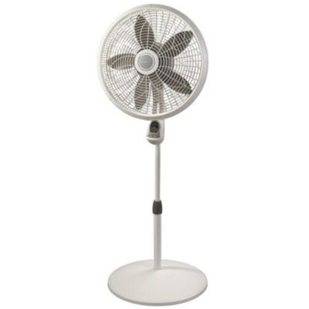 Lasko 54.5 in. H 3 speed Oscillating Pedestal Fan