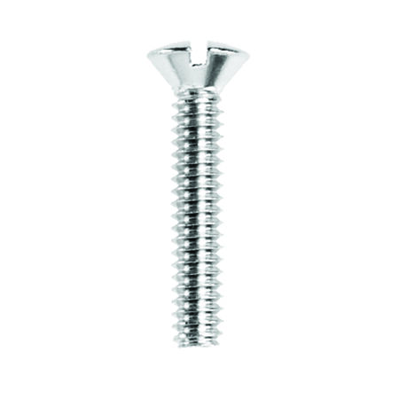 Danco No. 10-24 S X 1 in. L Slotted Oval Head Brass Faucet Handle Screw
