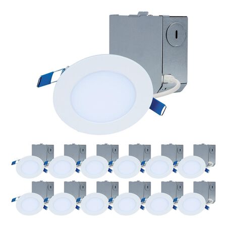 Halo Soft White 4 in. W LED Canless Recessed Downlight 10 W