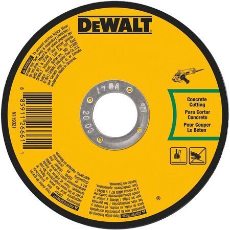 DeWalt 4 in. D X 5/8 in. Aluminum Oxide Masonry Cutting Wheel 1 pc