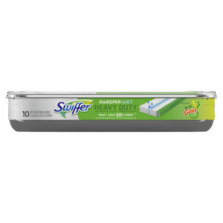 Swiffer Sweeper 5.4 in. Wet Microfiber Mop Refill Pad 10 pk