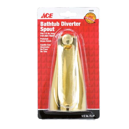 Ace Polished Brass Tub Spout