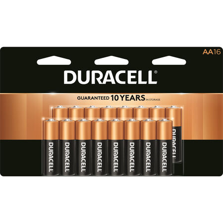 Duracell Coppertop AA Alkaline Batteries 16 pk Carded