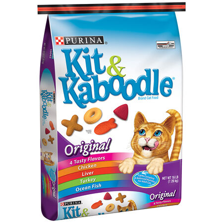 Purina Kit & Kaboodle Adult Original Blend of Great Flavor Dry Cat Food 16 lb