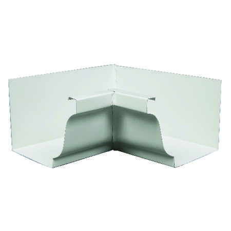 Amerimax 3.5 in. H X 3.75 in. W X 7.5 in. L White Aluminum K Inside Miter