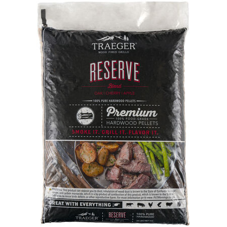 Traeger Reserve Apple/Cherry/Oak Blend Wood Pellet Fuel 20 lb