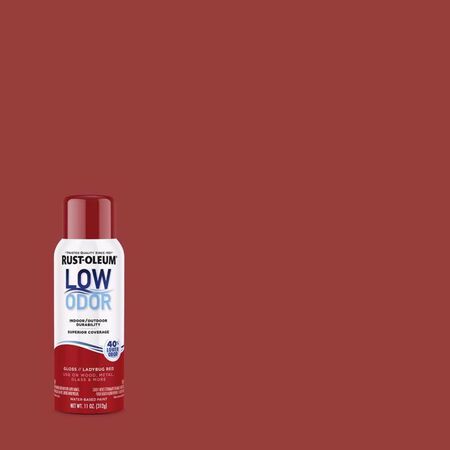 Rust-Oleum Low Odor Gloss Ladybug Red Spray Paint 11 oz.