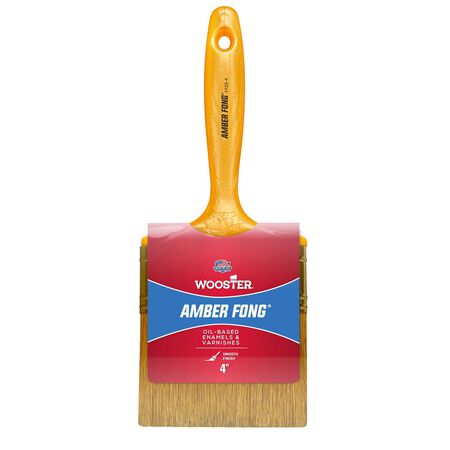 Wooster Amber Fong 4 in. Soft Flat Oil-Based Paint Brush