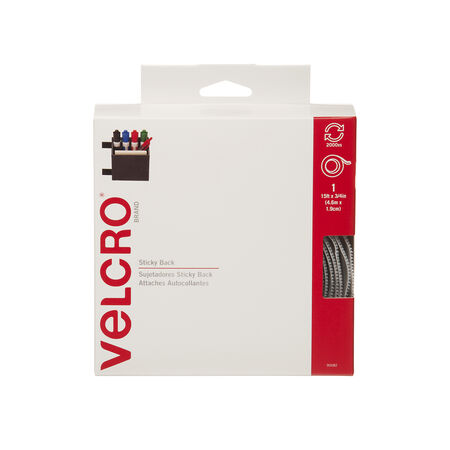 Velcro Fastener Sticky 180 in. L 1 pk